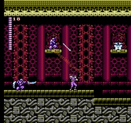 une photo d'Ã©cran de Blue Shadow sur Nintendo Nes